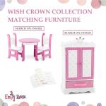 Emily Rose 18 Inch Doll Bunk Bed Furniture | 2 Single 18" Doll Stackable Beds | Bunkbed with Ladder and (2) 4-PC Bedding Accessory Sets | Ideal Girls Gift Set for Easter | USA Business