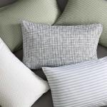 Kenneth Cole - King Size Sheet Set, Crisp & Cool Bedding with a Light and Breathable Feel, 4 Piece Bed Sheets with Deep Pocket Fitted Sheet & Matching Pillowcases (Sketchy Check Grey)