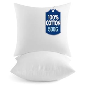 MIULEE 18x18 Throw Pillow Inserts - Set of 2