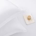 White Microfiber Pillow Shams Set of 2