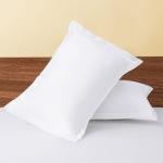 White Microfiber Pillow Shams Set of 2