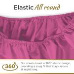 Twin XL Microfiber Sheet Set - Extra Soft Pink