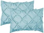 Aqua Pinch Pleat Sham Set - 2 Pack