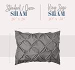 Aqua Pinch Pleat Sham Set - 2 Pack