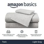 Light Gray 3-Piece Cotton Jersey Bed Sheet Set