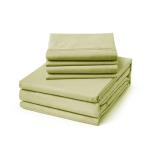 ClevaHome Queen Sheet Set - 6 Piece Luxury Green