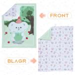 Haleeone 3 Piece Baby Crib Bedding Set - Elephant
