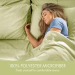 ClevaHome Queen Sheet Set - 6 Piece Luxury Green