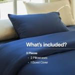 Buttery Soft Bamboo Duvet Cover Set - Sapphire