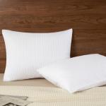 PHF Cotton Waffle Pillow Shams, 2 Pack, White