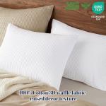 PHF Cotton Waffle Pillow Shams, 2 Pack, White