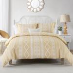 Boho Queen Duvet Cover Set - Soft Cotton
