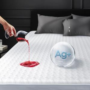 King Waterproof Mattress Protector in Bamboo Rayon