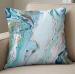 Blue and White Decorative Throw Pillow Set