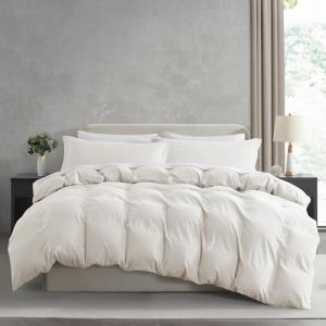 Nestl Off White King Duvet Cover Set, 3 Pieces
