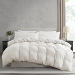 Nestl Off White King Duvet Cover Set, 3 Pieces