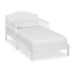 Sydney Toddler Bed in White with Safety Rails