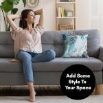 Blue and White Decorative Throw Pillow Set