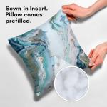 Blue and White Decorative Throw Pillow Set