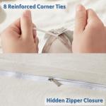 Nestl Off White King Duvet Cover Set, 3 Pieces