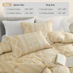 Boho Queen Duvet Cover Set - Soft Cotton