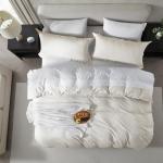 Nestl Off White King Duvet Cover Set, 3 Pieces