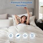 Nestl Off White King Duvet Cover Set, 3 Pieces