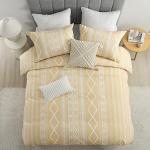 Boho Queen Duvet Cover Set - Soft Cotton