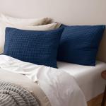 Ultra Soft Waffle Weave King Pillow Shams 2 Pack