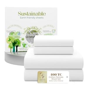 Luxurious 100% Cotton Queen Bed Sheet Set