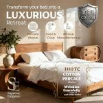 Luxurious 100% Cotton Queen Bed Sheet Set