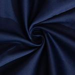 Cotton 500 Thread Count Pillow Shams, Navy Blue
