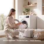 Bedsure Beige Ruffle Pillow Cases 2 Pack