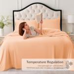 Twin Bed Sheets Set, Soft & Breathable, Pearl Pink