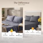 Utopia Bedding Full Sheet Set - Soft Microfiber Grey