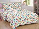 Dinosaur Kids/Teens Linen Sheet Set, Full Size