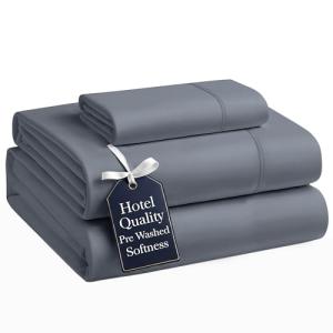 Charcoal Twin Sheet Set - Soft & Cozy