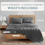 Charcoal Twin Sheet Set - Soft & Cozy