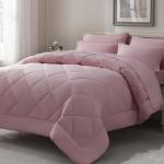 Blush Pink 7-Piece Queen Comforter Set