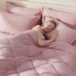 Blush Pink 7-Piece Queen Comforter Set