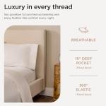 100% Cotton 600 TC King Bed Sheet Set