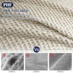 Ultra Soft Waffle Duvet Cover Set, Queen Size