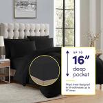 Cozy 5-Piece Black Comforter Set for Twin Beds