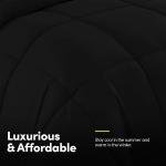 Cozy 5-Piece Black Comforter Set for Twin Beds