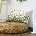 AVOIN Colorlife Wildflowers Fall Pillow Cover 12x20