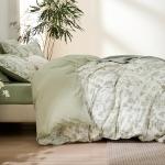 Bedsure Queen Size Reversible Floral Duvet Set