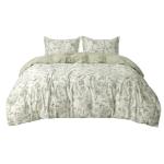 Bedsure Queen Size Reversible Floral Duvet Set