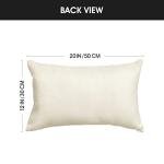 AVOIN Colorlife Wildflowers Fall Pillow Cover 12x20