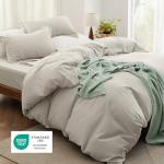 Queen Size Soft Cotton-Like 4-Piece Bedding Set