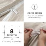 Queen Size Soft Cotton-Like 4-Piece Bedding Set